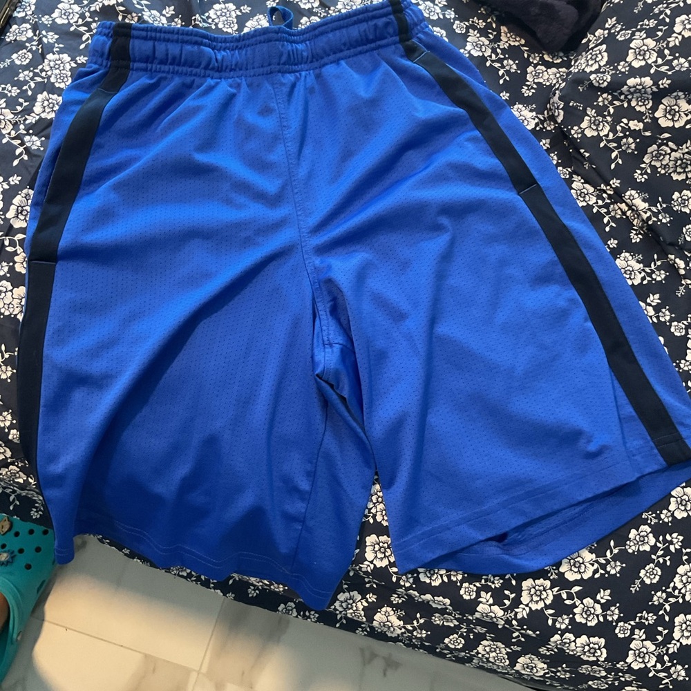 Men's Blue Athletic Shorts